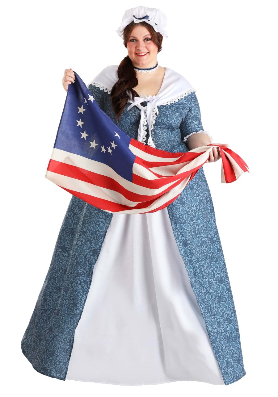 Plus Size Betsy Ross Costume for Women