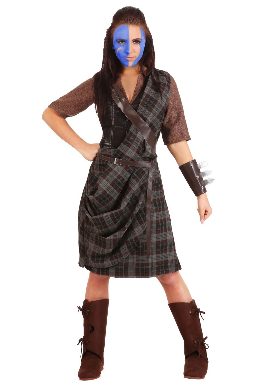 Plus Size Braveheart Warrior Costume for Women