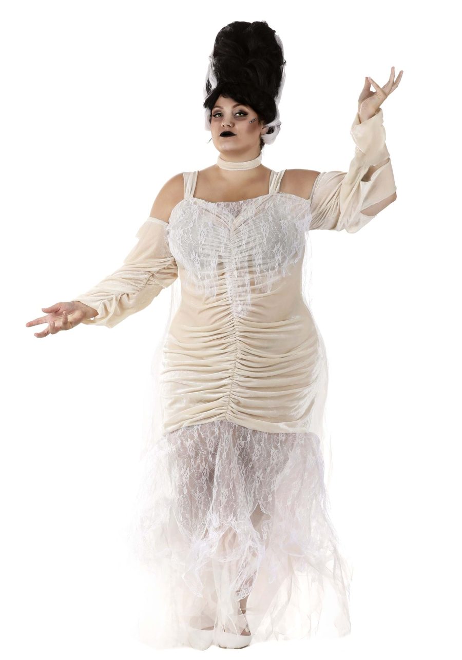 Plus Size Bride of Frankenstein Costume for Women