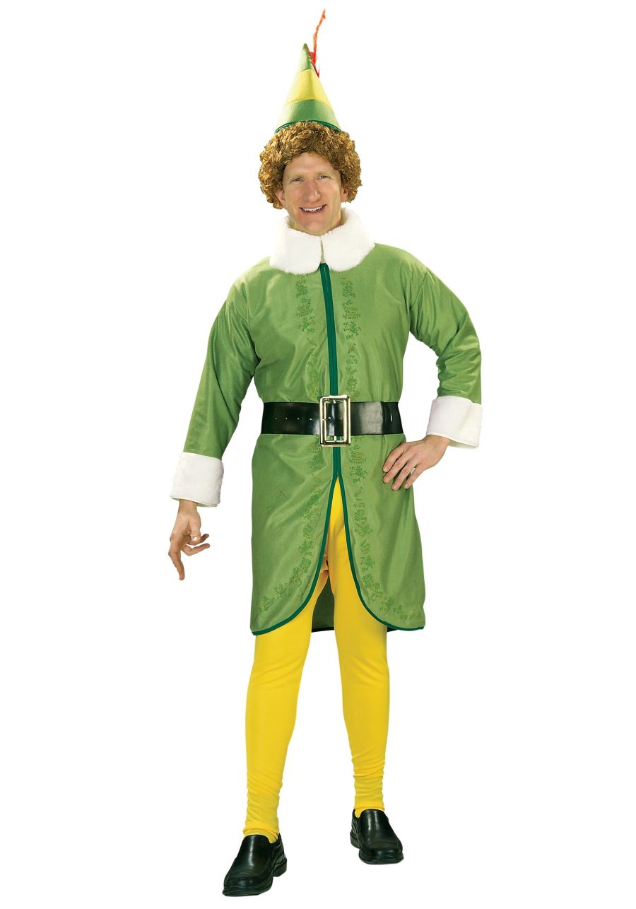 Plus Size Buddy the Elf Costume for Men