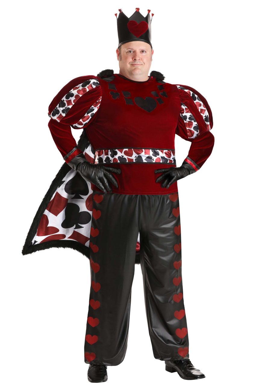 Plus Size Dark King of Hearts Costume for Men