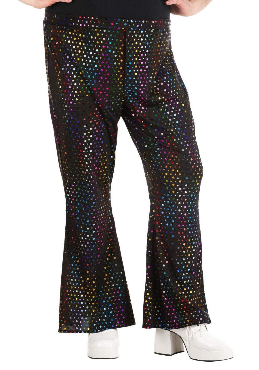 Plus Size Dazzling Disco Men's Costume Pants