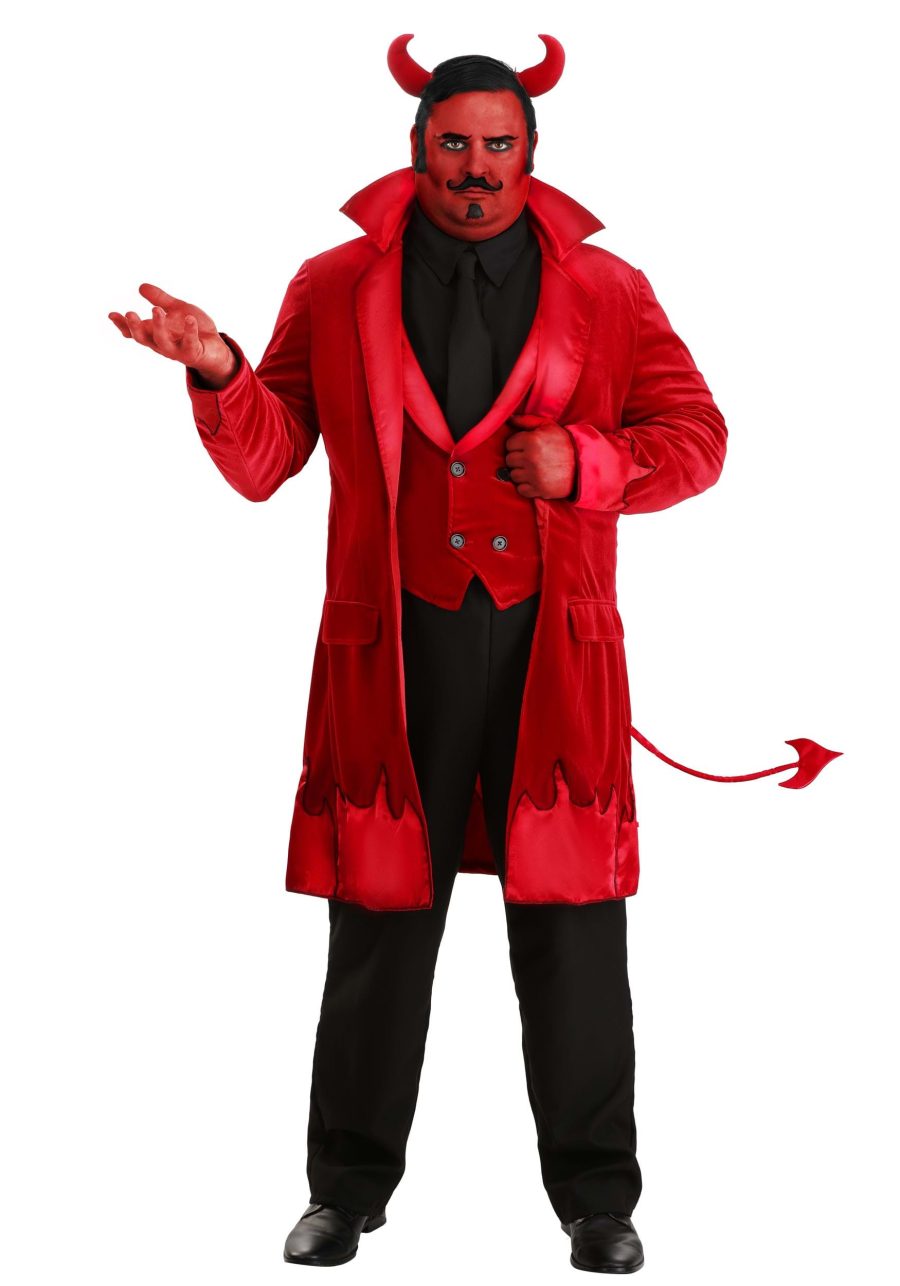 Plus Size Debonair Devil Costume for Men