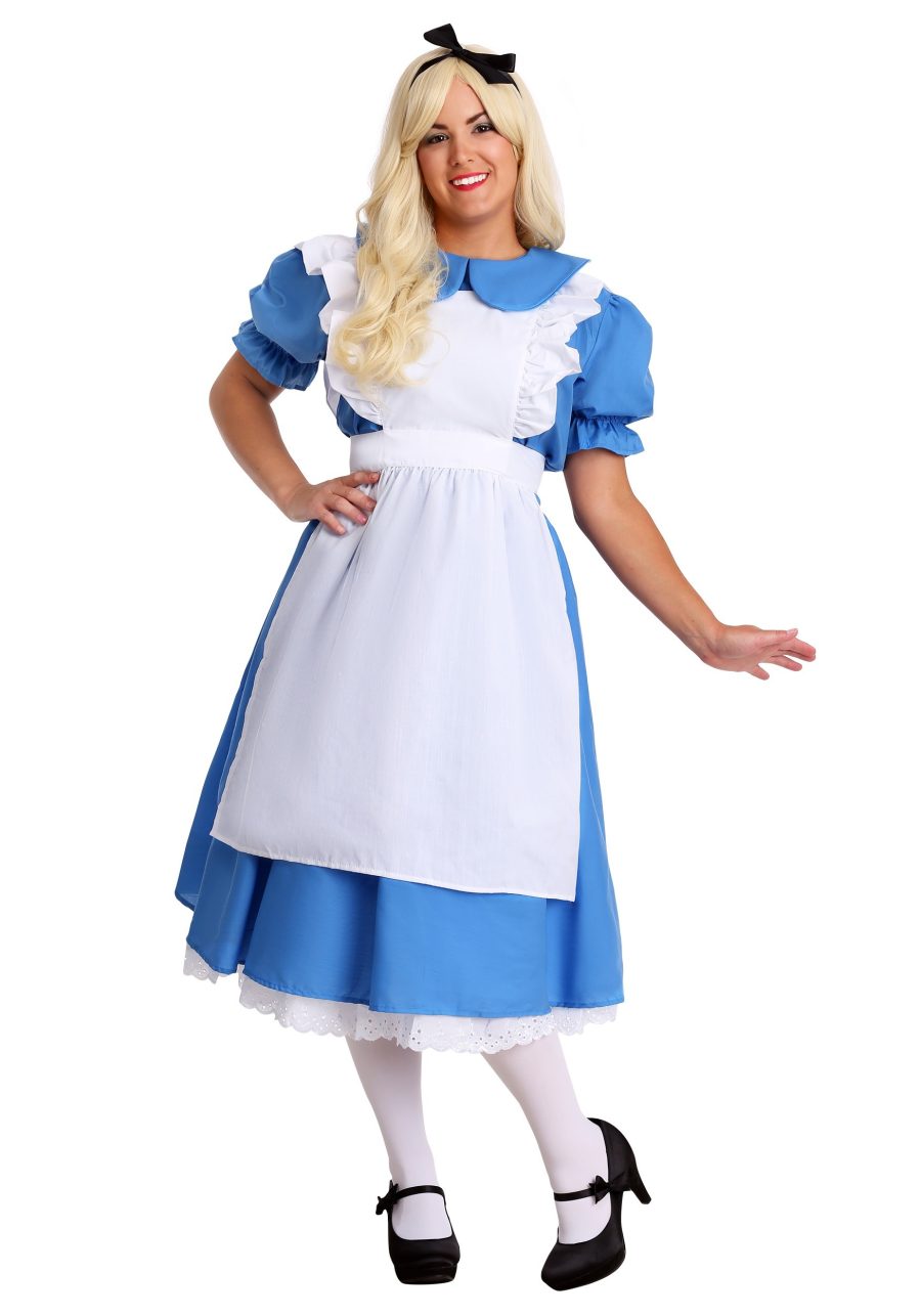 Plus Size Deluxe Alice Costume for Women