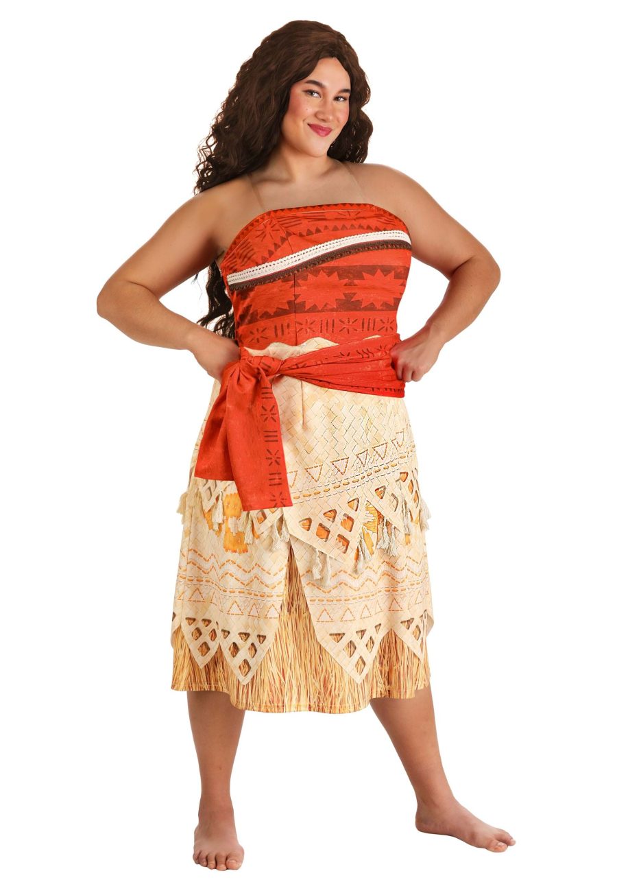 Plus Size Deluxe Disney Moana Costume for Women