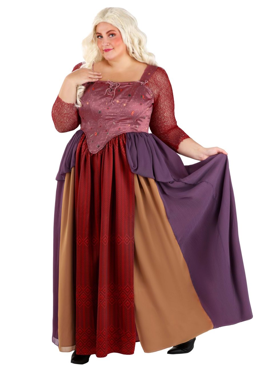 Plus Size Deluxe Disney Sarah Sanderson Costume for Women