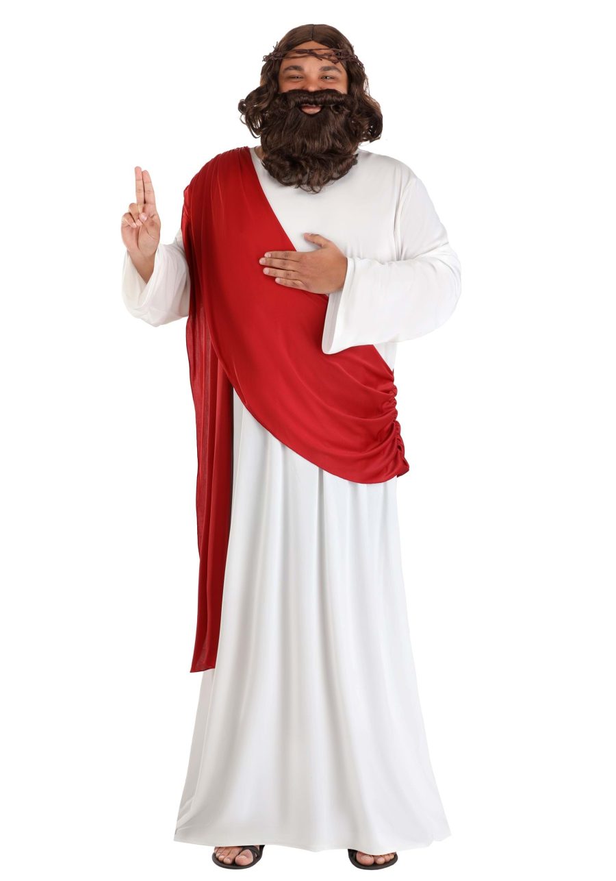 Plus Size Deluxe Jesus Costume for Men