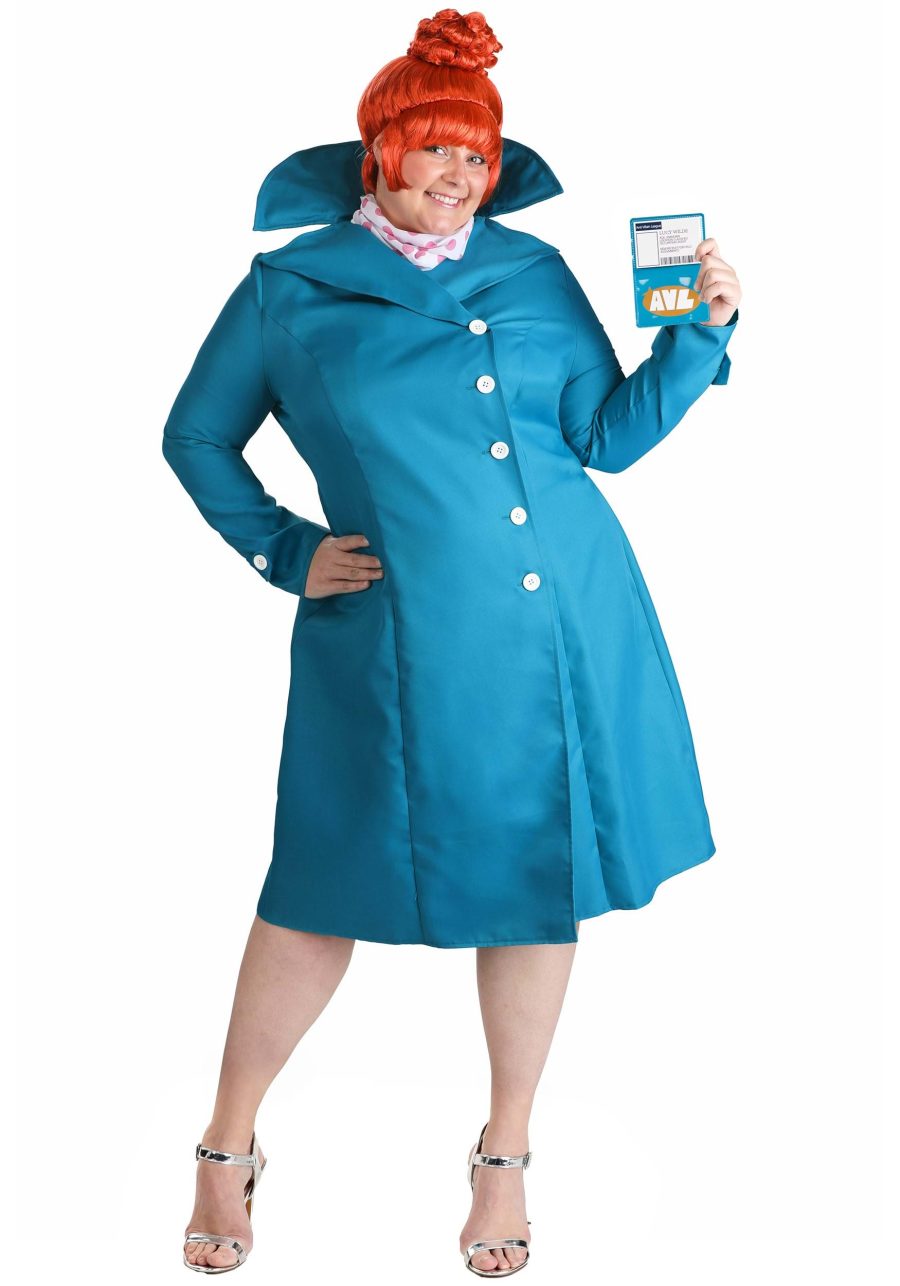 Plus Size Despicable Me Lucy Wilde Costume for Women