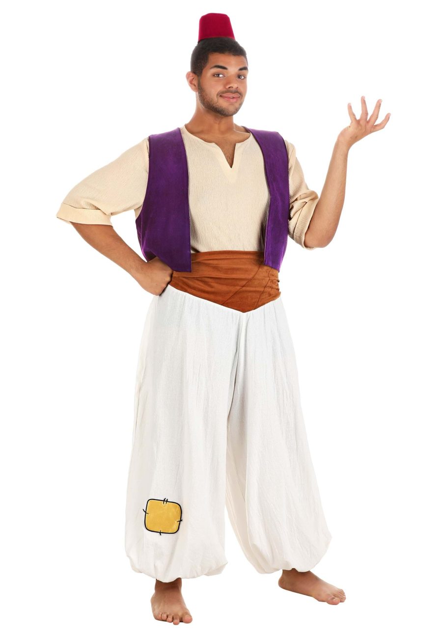 Plus Size Disney Aladdin Deluxe Men's Costume