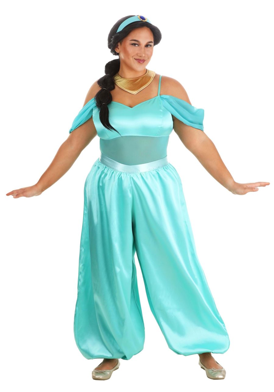 Plus Size Disney Aladdin Jasmine Women's Costume