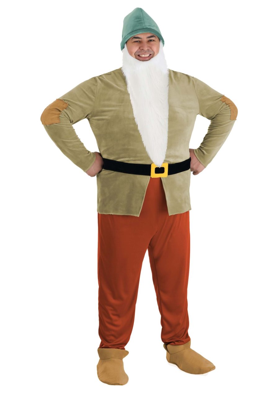 Plus Size Disney Sleepy Dwarf Costume for Men