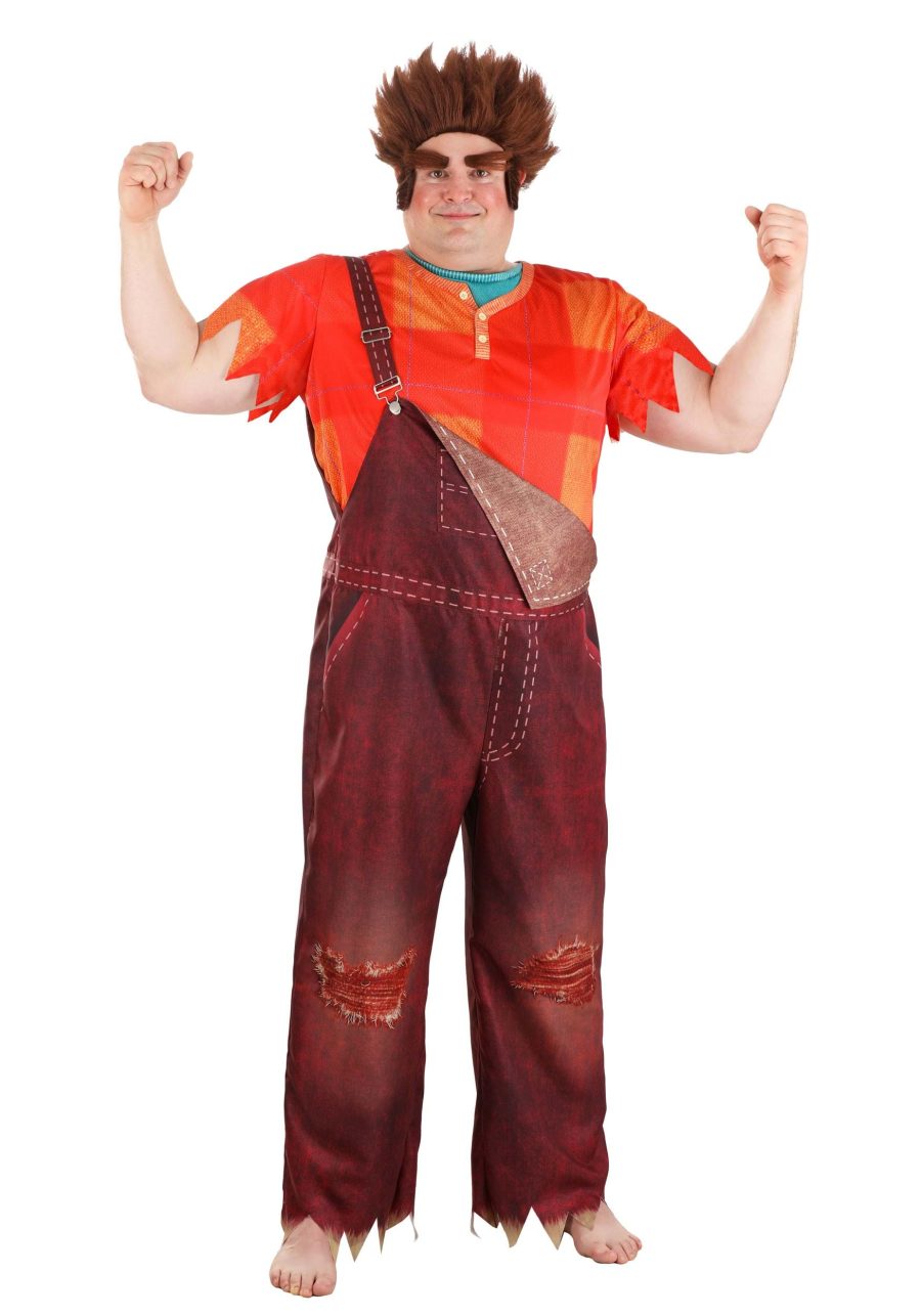 Plus Size Disney Wreck It Ralph Costume for Men