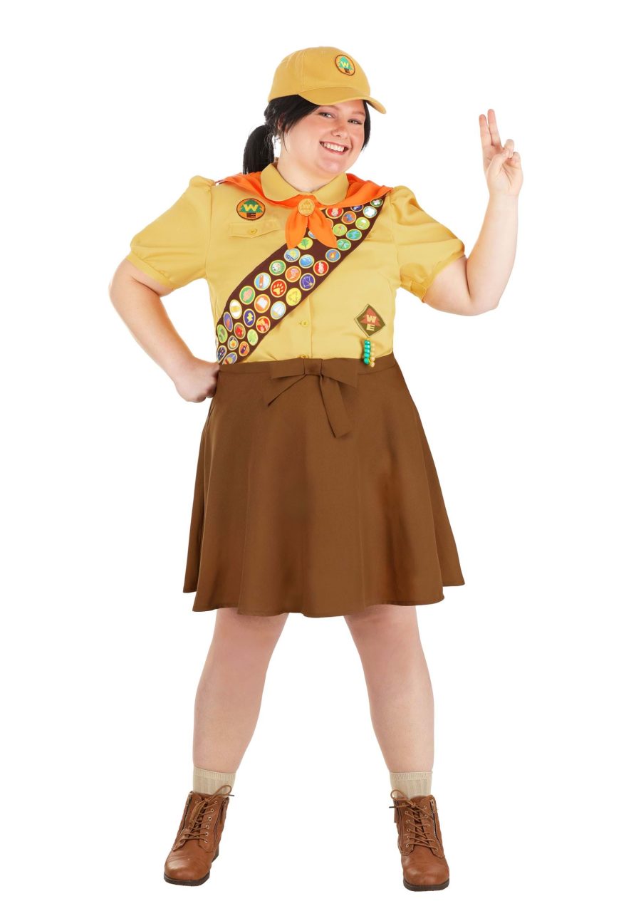 Plus Size Disney and Pixar Wilderness Explorer UP Costume