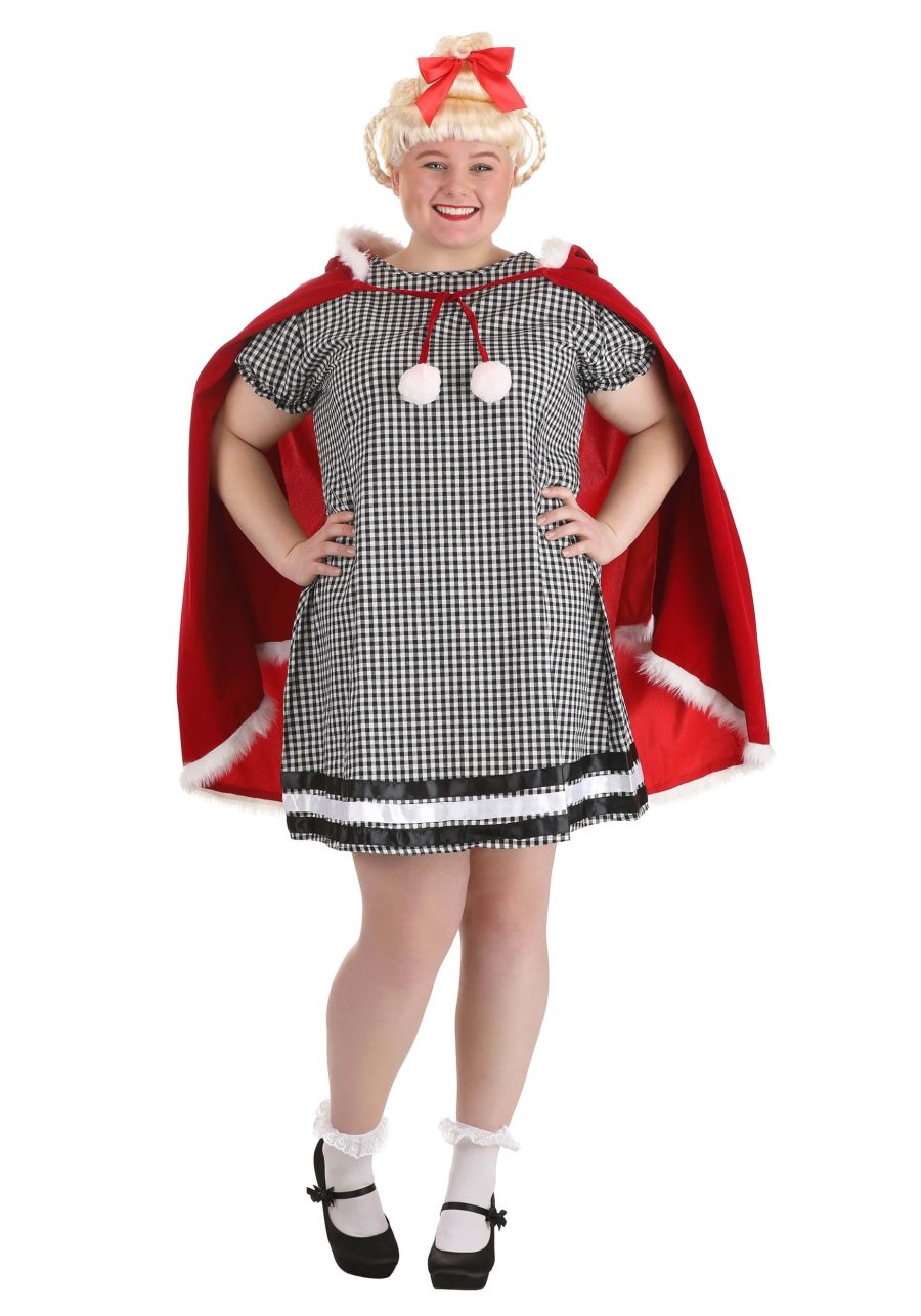 Plus Size Dr. Seuss Cindy Lou Who Costume for Women