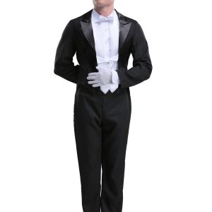 Plus Size Fancy Butler Men's Costume