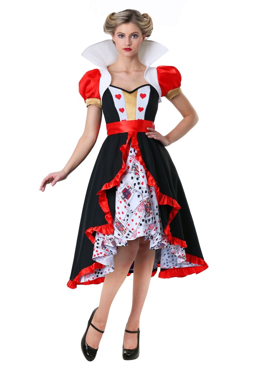 Plus Size Flirty Queen of Hearts Costume for Women