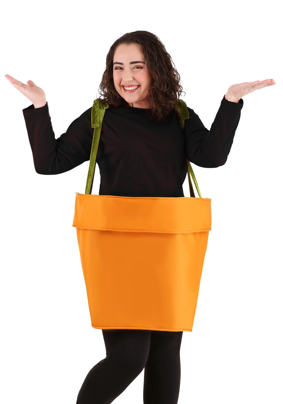 Plus Size Flower Pot Costume for Adults