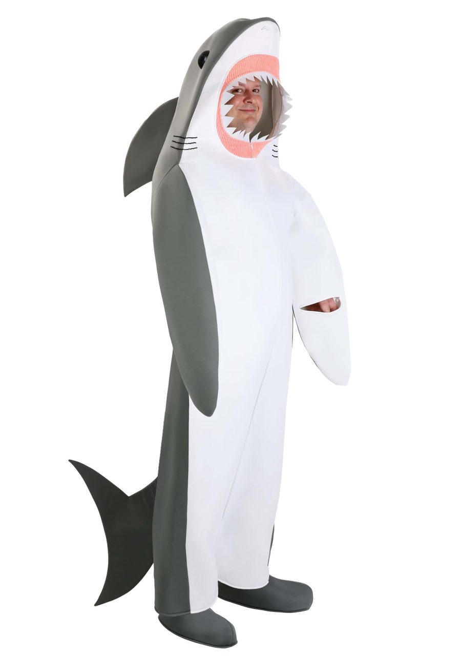 Plus Size Great White Shark Costume for Adults