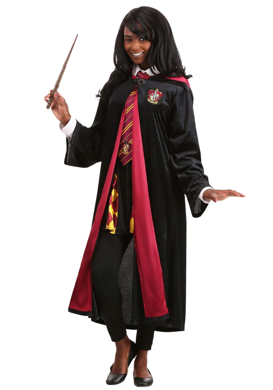 Plus Size Harry Potter Hermione Deluxe Gryffindor Robe