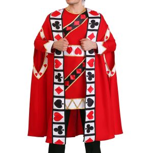 Plus Size King of Hearts Men's Costume