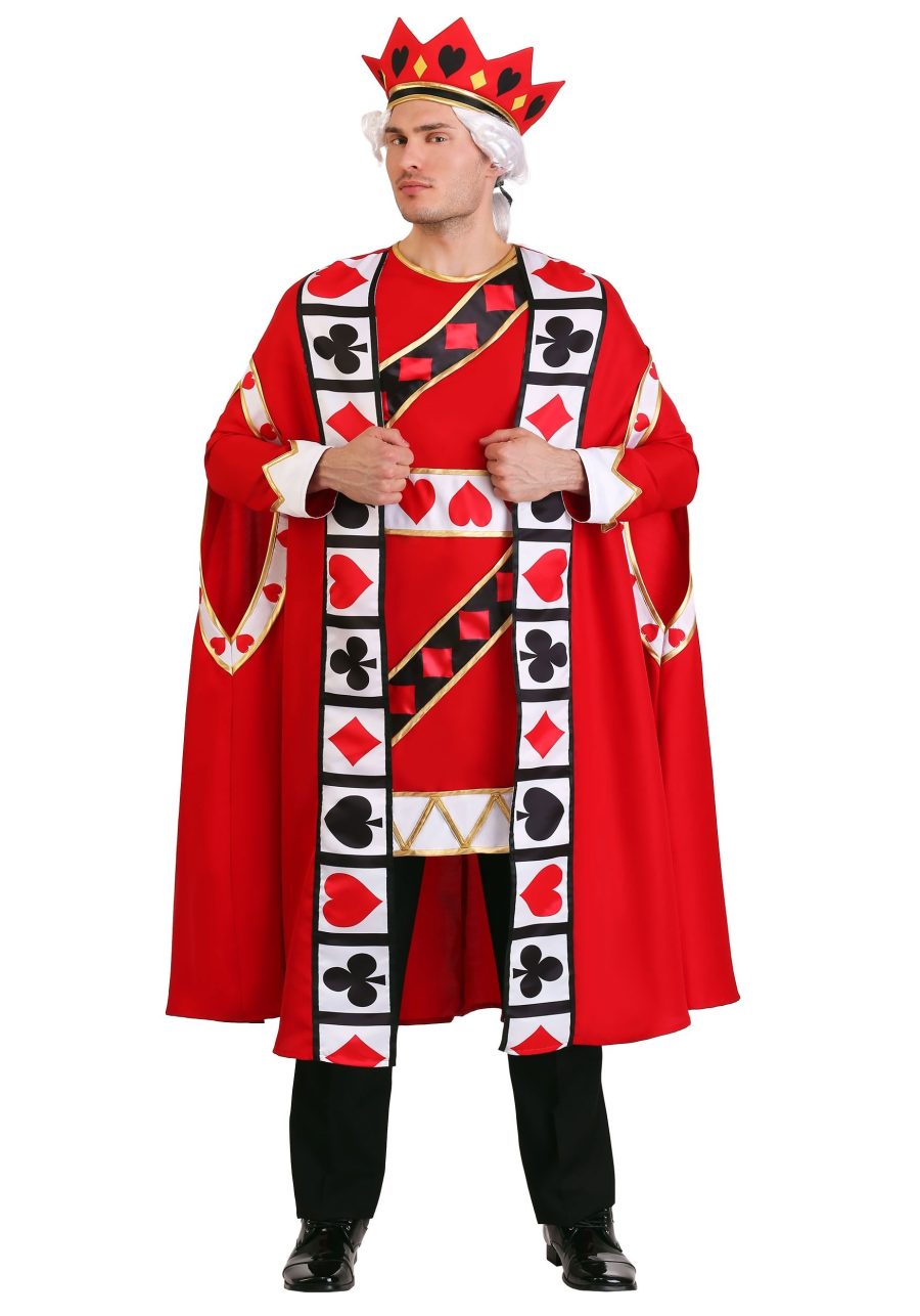 Plus Size King of Hearts Men's Costume