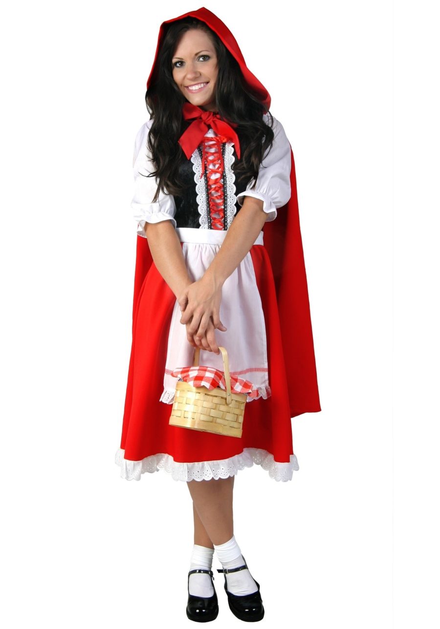 Plus Size Little Red Riding Hood Women's Costume