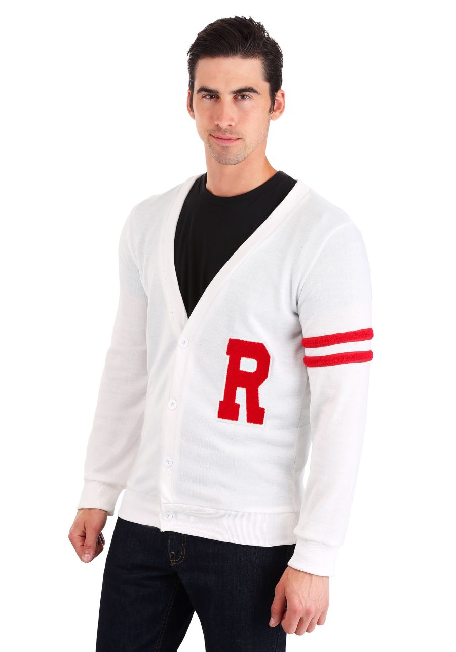 Plus Size Men's Deluxe Grease Rydell High Letterman Sweater