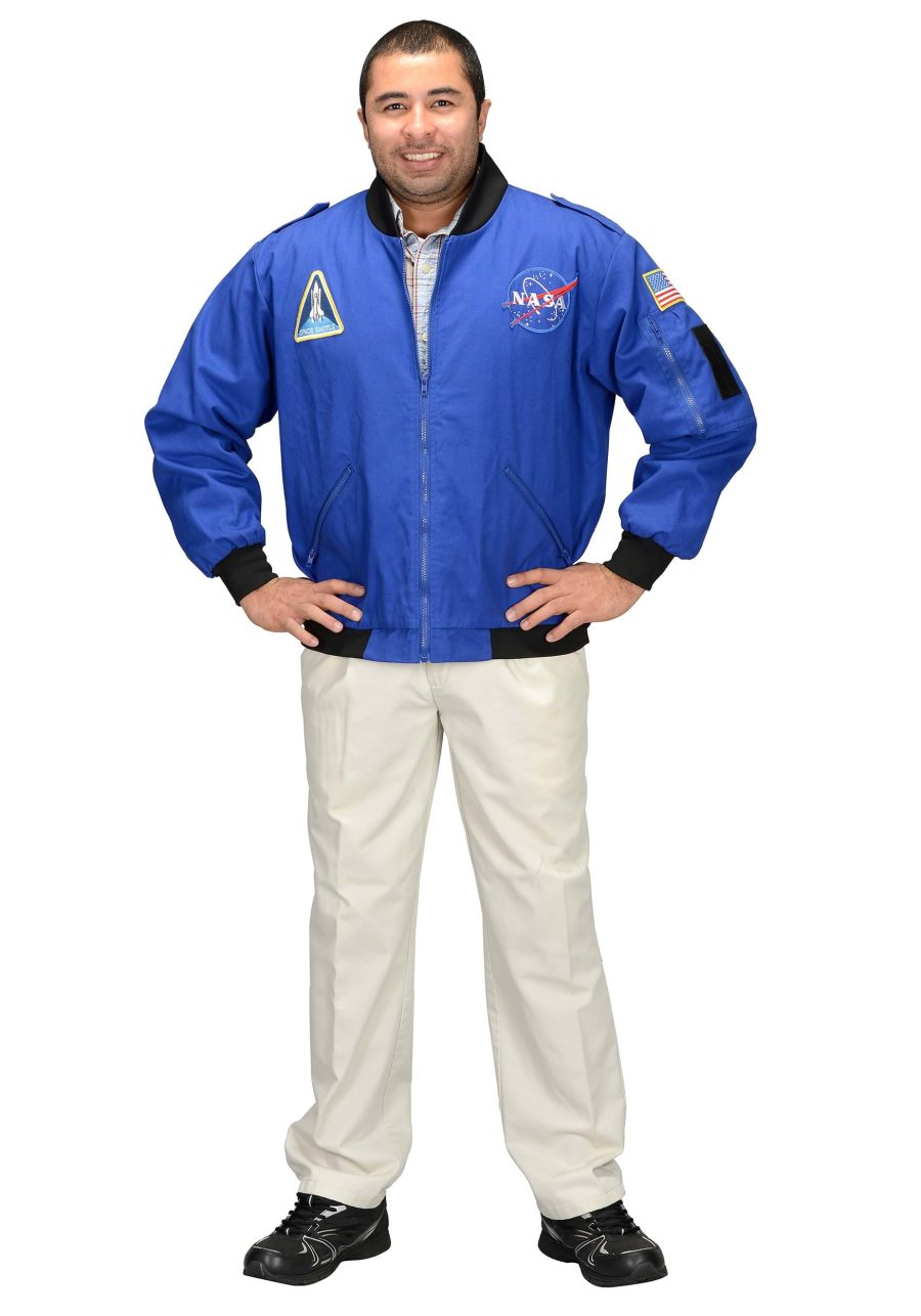 Plus Size NASA Adult Flight Jacket