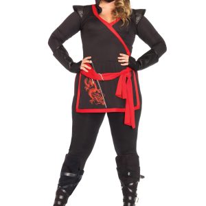 Plus Size Ninja Assassin Costume for Women