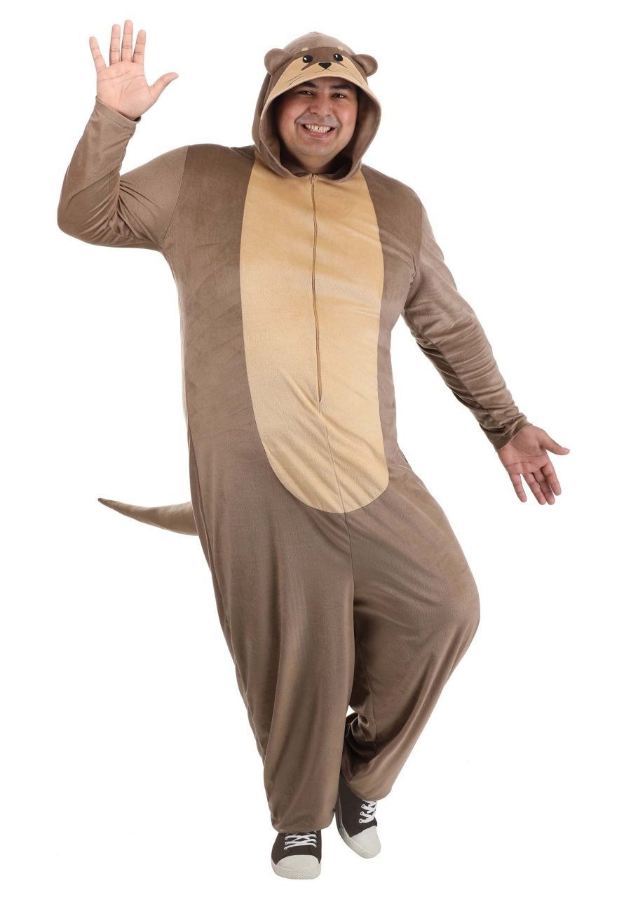 Plus Size Otter Costume for Adults