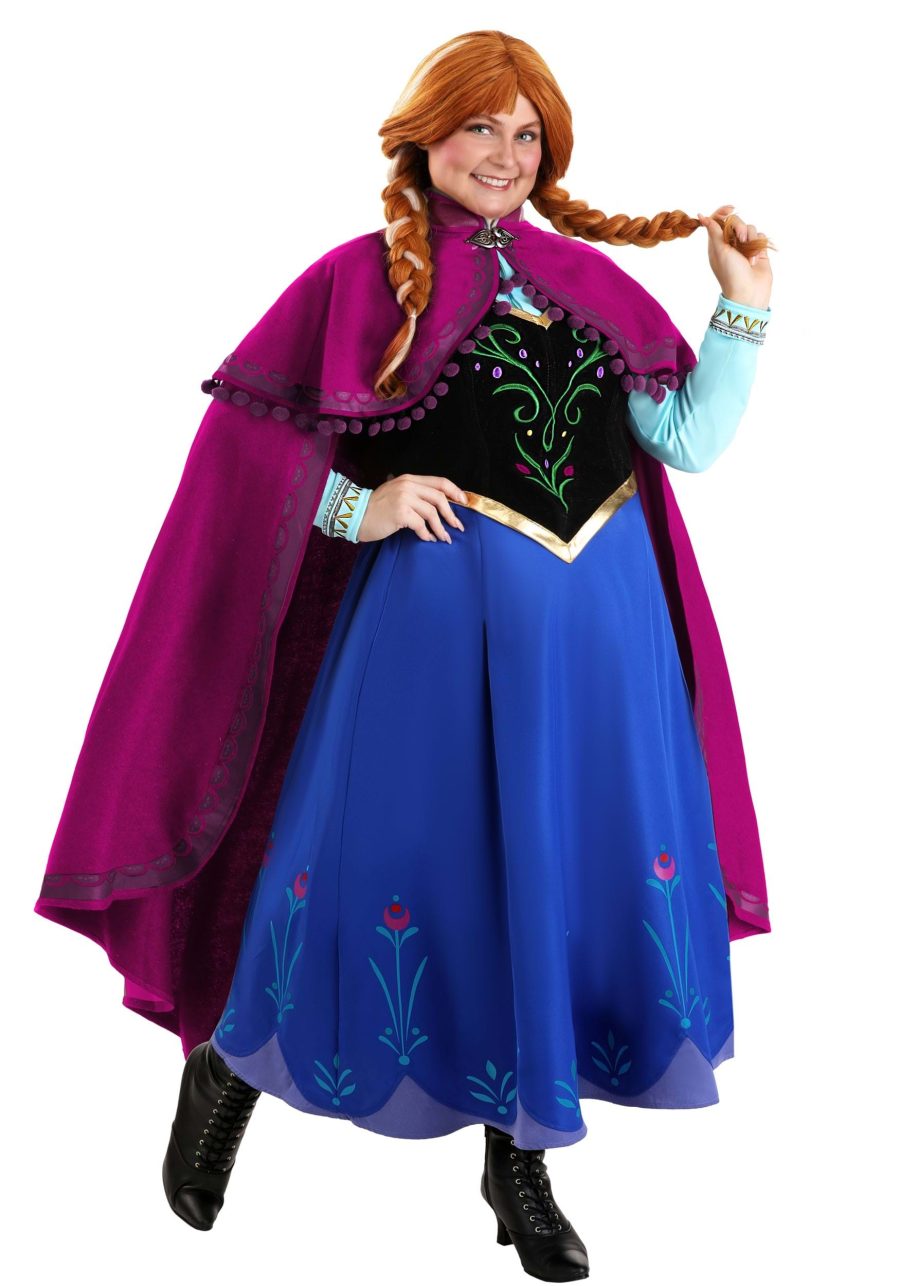 Plus Size Premium Disney Frozen Anna Costume for Women