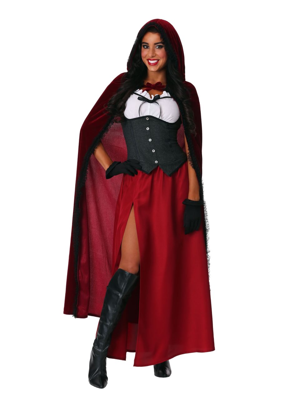 Plus Size Ravishing Red Riding Hood Women's Costume