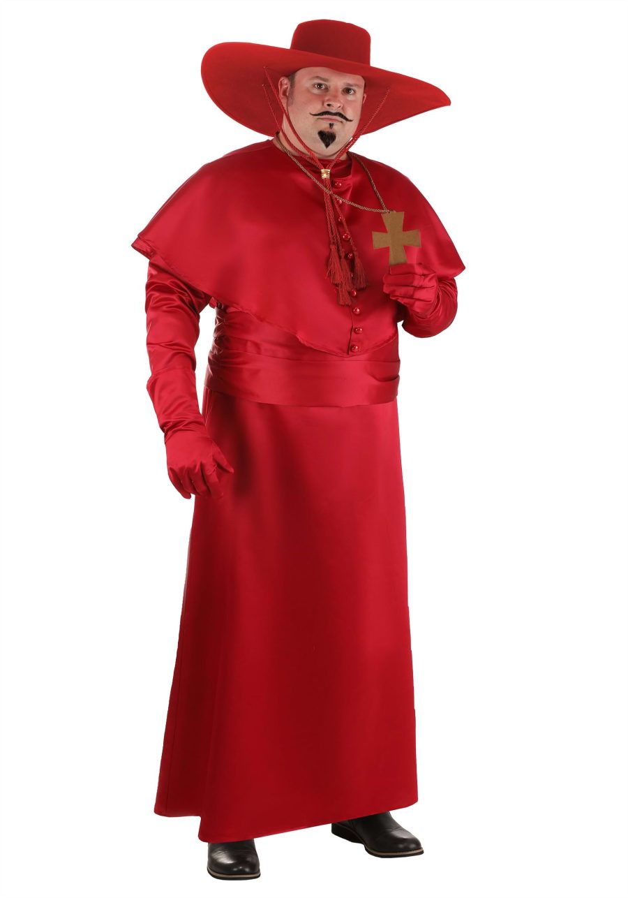 Plus Size Red Inquisitor Costume for Men