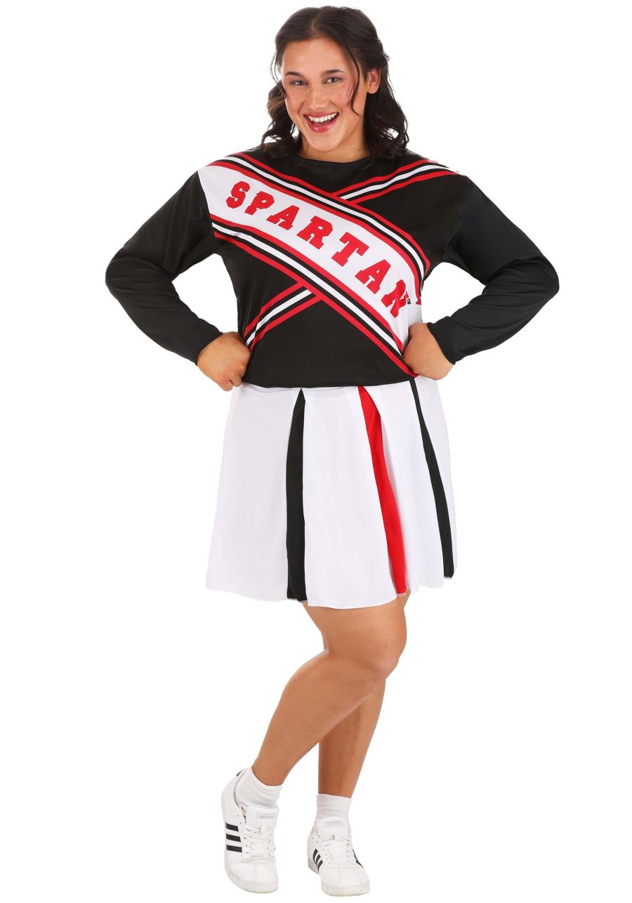 Plus Size SNL Spartan Female Cheerleader Costume for Women