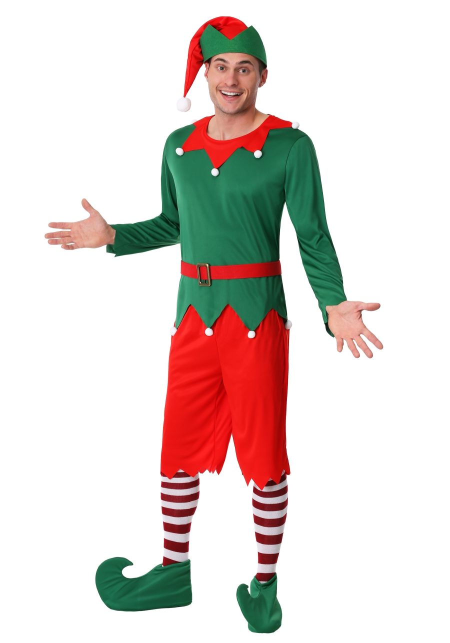 Plus Size Santa's Helper Costume for Men