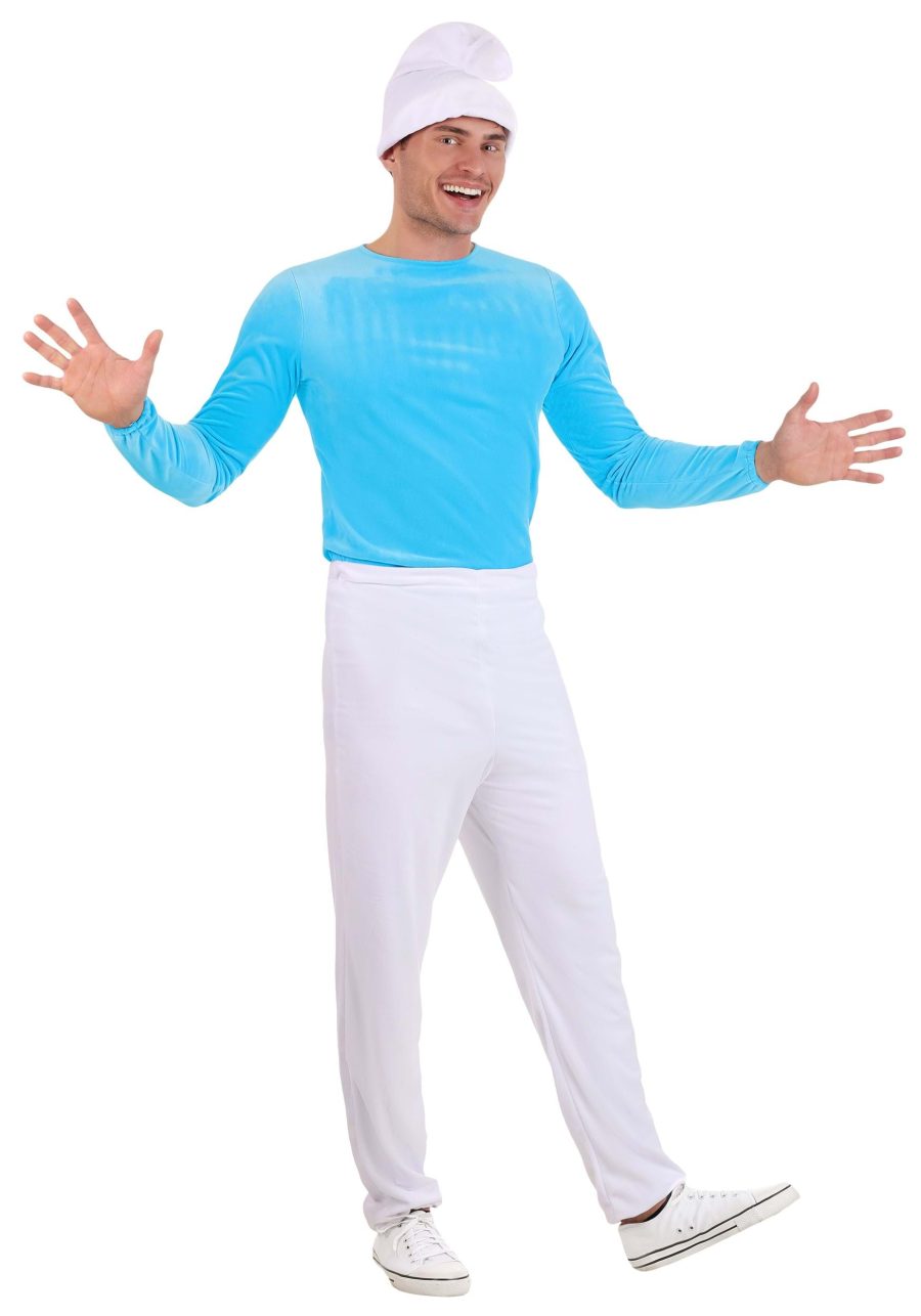 Plus Size The Smurfs Mens Smurf Costume