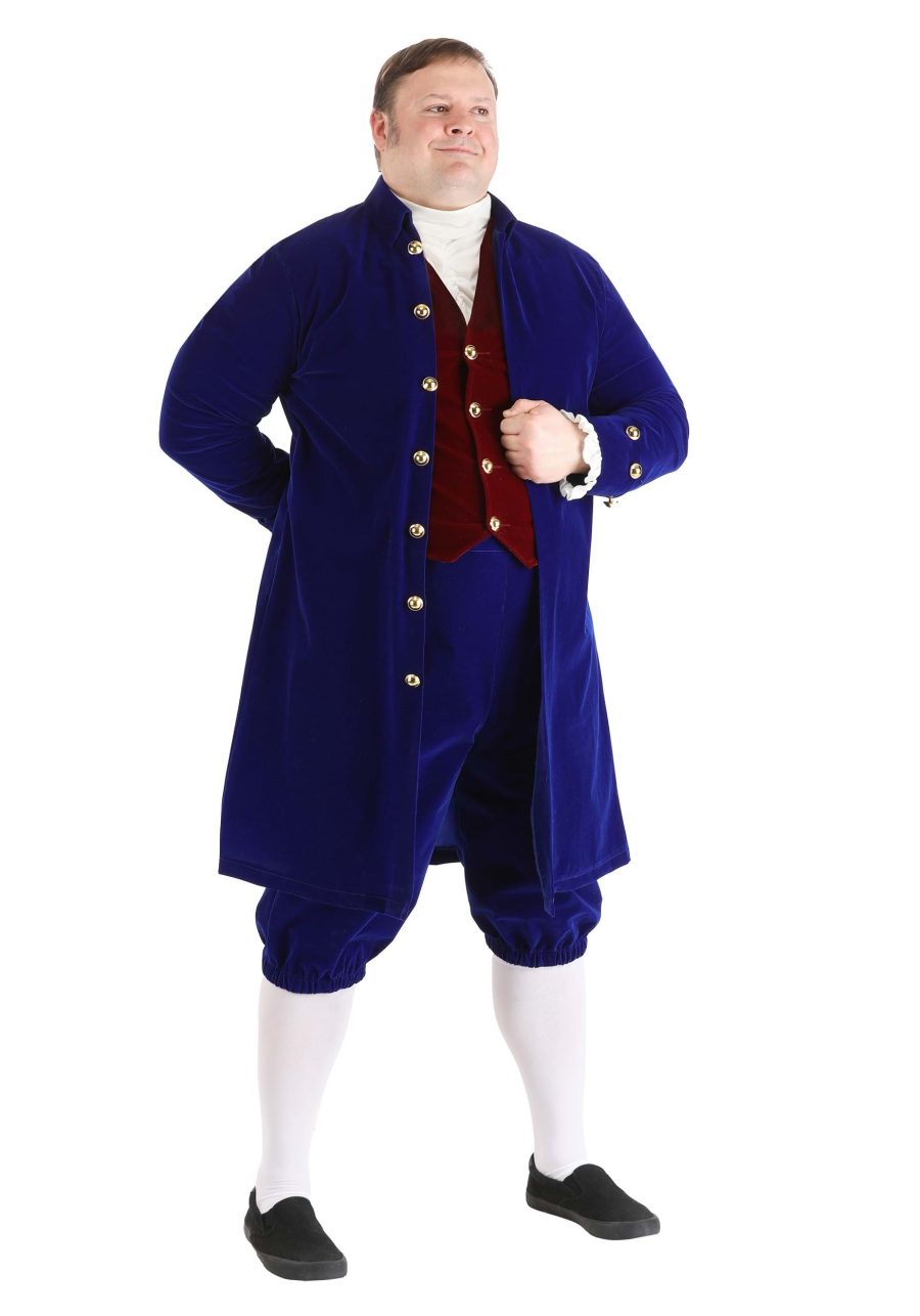 Plus Size Thomas Jefferson Costume for Men