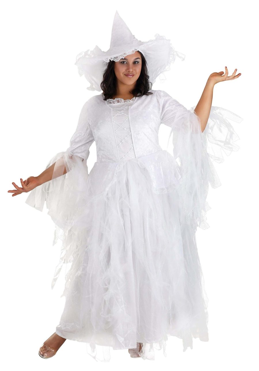 Plus Size White Witch Women's Costume