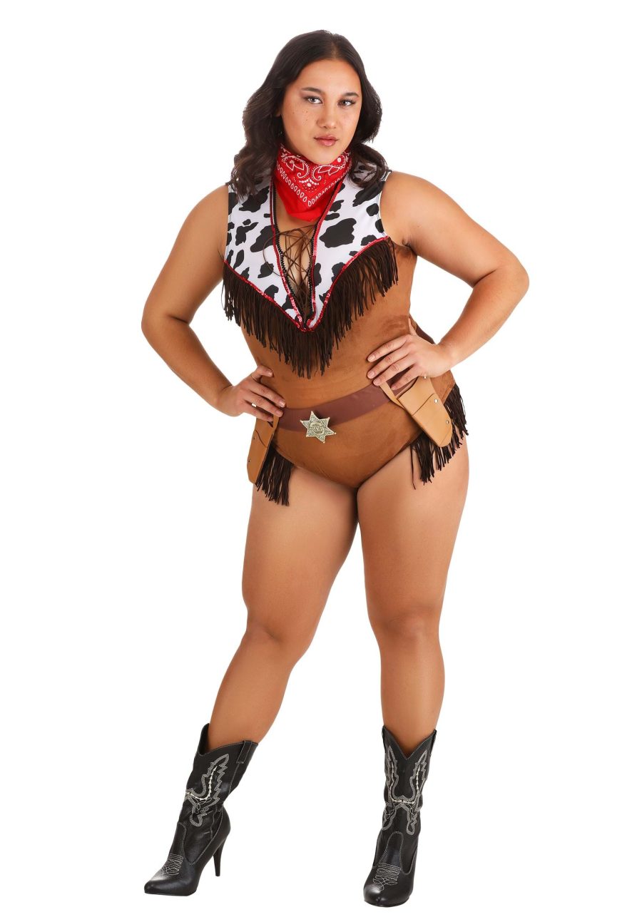 Plus Size Wild West Hottie Costume for Women