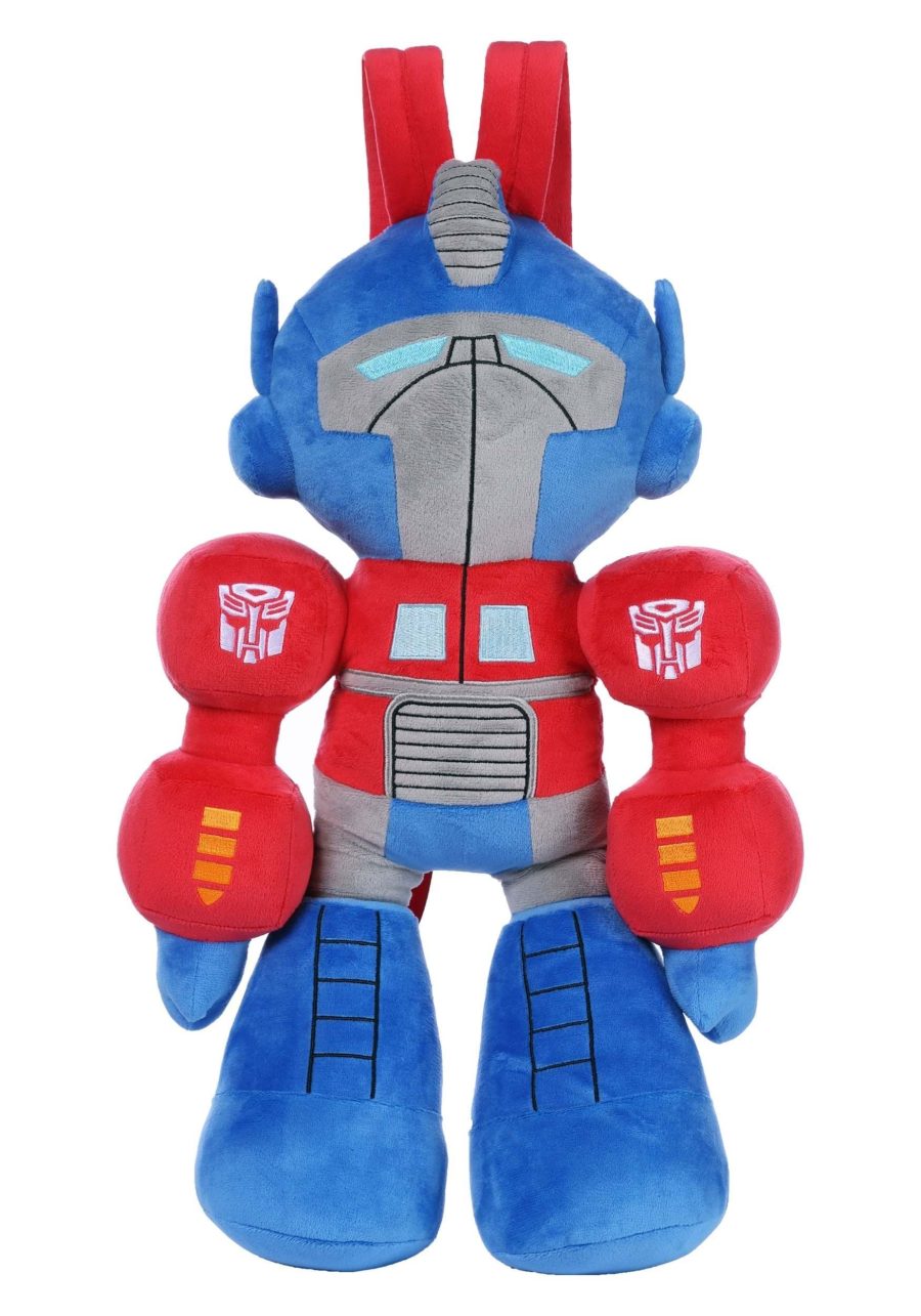 Plush Transformers Optimus Prime Backpack