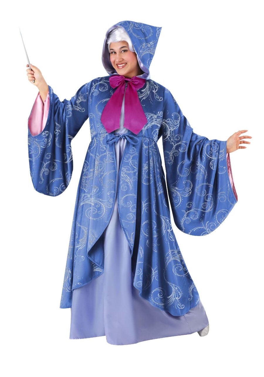 Premium Plus Size Fairy Godmother Costume for Women