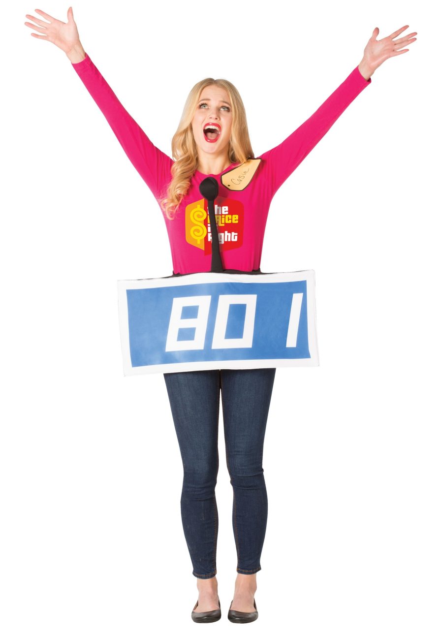 Price is Right Blue Contestant Costume