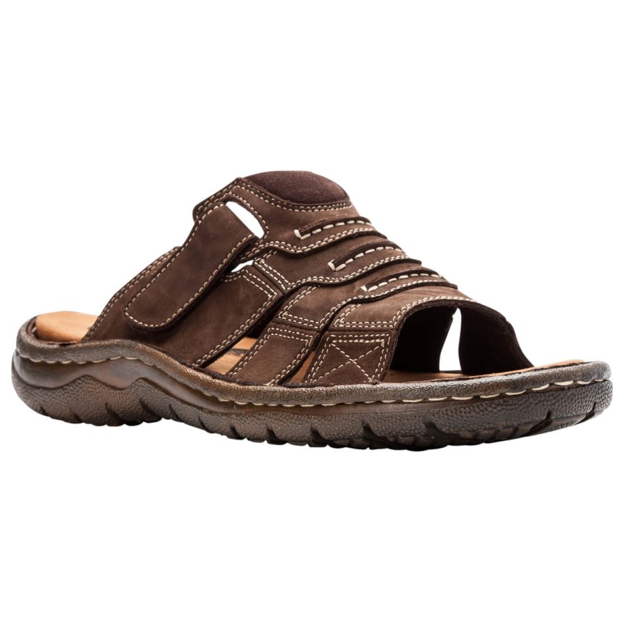 Propet Jace MSO001L Men's Sandal - Comfort Casual Sandal - Extra Depth for Removable Footbed - Extra Wide