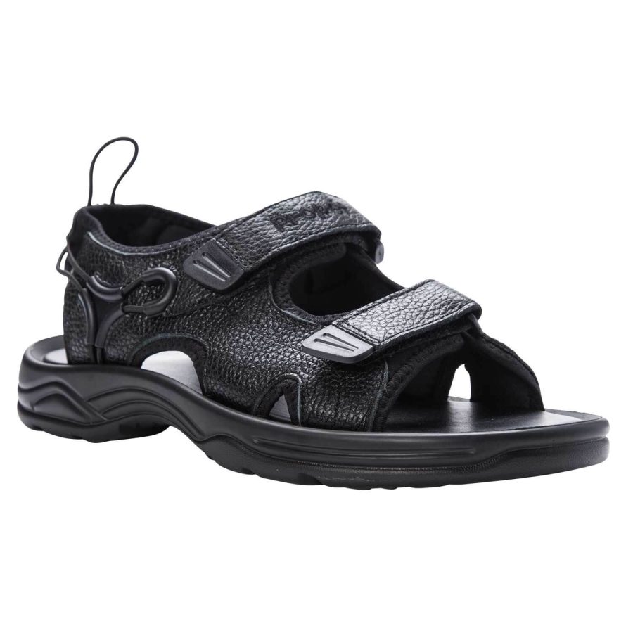 Propet SurfWalker II MSV023L Men's Comfort, Casual Sandal - Extra Depth for Orthotics