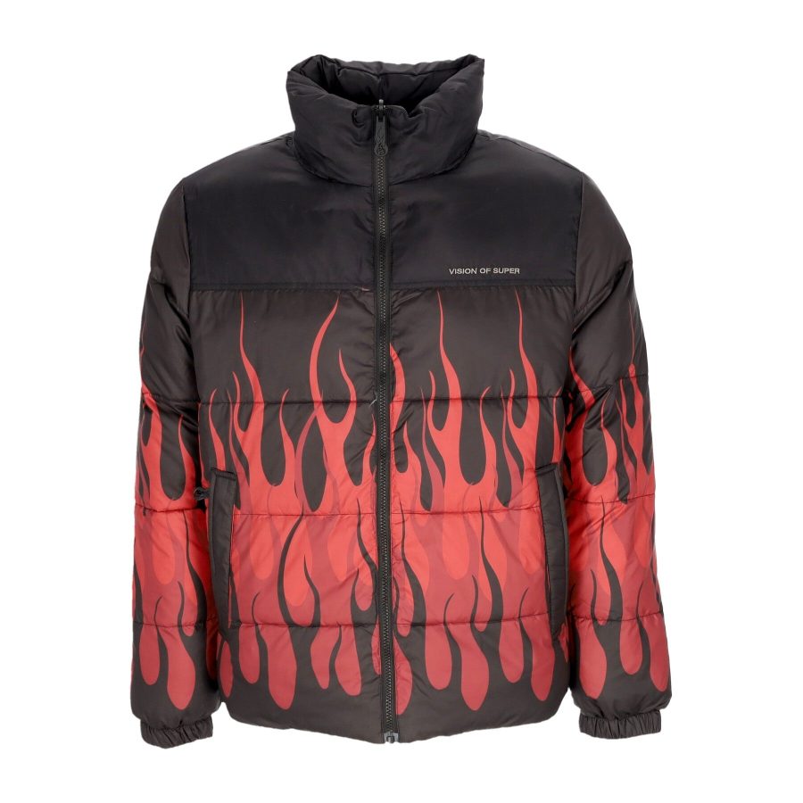 Puffy Jacket Men's Down Jacket Black/red