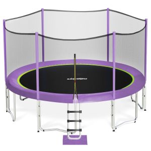 Purple Trampoline With Enclosure | Zupapa®