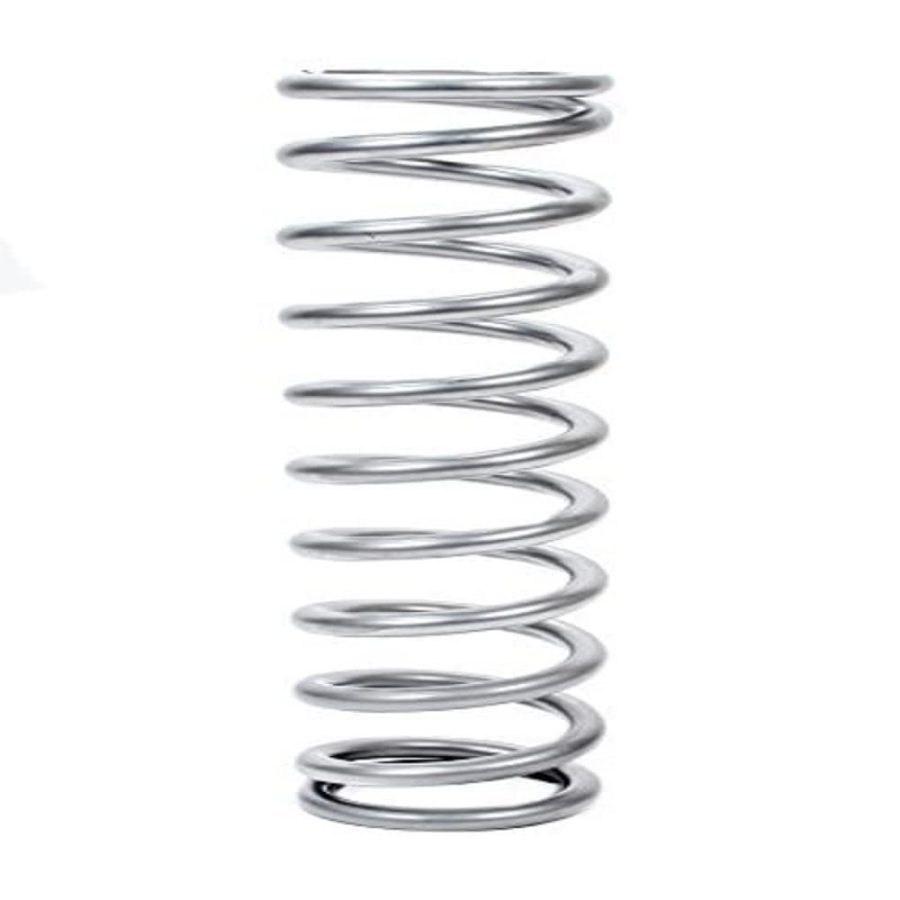 QA1 14HT225 Coil Over Shock Absorber Spring; Use With QA1 Coil Over Shock Absorbers; 2-1/2 Inch Inside Diameter; 14 Inch Uncompressed Length; 225 Pounds Per Inch Spring Rate; Flat Spring Ends; Silver Powder Coated; Single