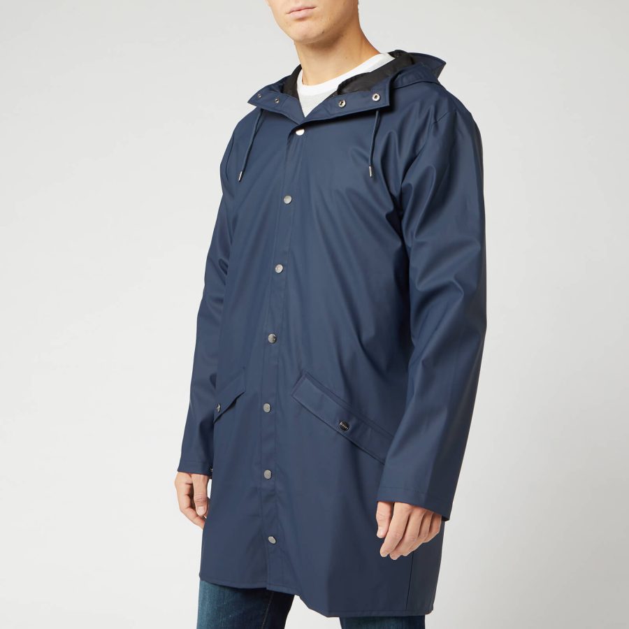 RAINS Matte-Shell Long Jacket - XXL