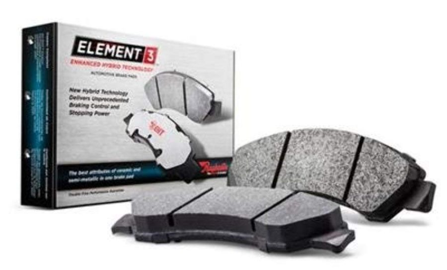 RAYBESTOS EHT1509H Premium Element3 EHT Replacement Front Brake Pad Set for Select Infiniti QX56/QX80, Nissan Armada/Titan and Suzuki Equator Model Years