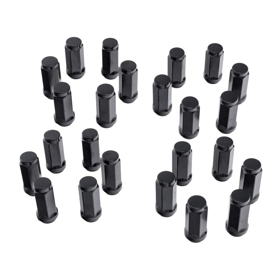 RUGGED RIDGE 16715.32 Wheel Lug Nut, Set of 24, Black, M14-1.5